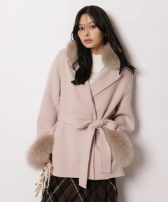 店舗限定》ファー付リバーミドルコート | コート | Apuweiser-riche