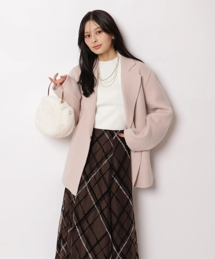 店舗限定》ファー付リバーミドルコート | コート | Apuweiser-riche