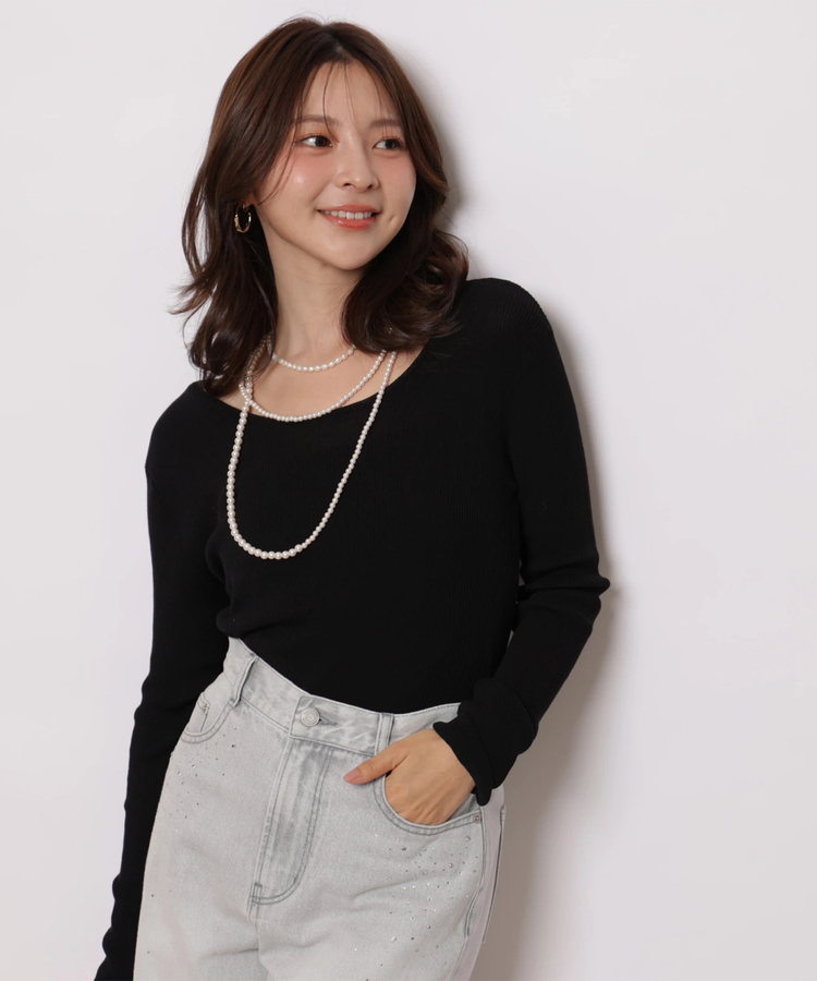 【新品】Apuweiser-riche リブニット シアーリブニット | ニット | Apuweiser-riche（アプワイザー