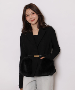神崎恵さんコラボ>リボンジャケット | ジャケット | CADUNE（カデュネ