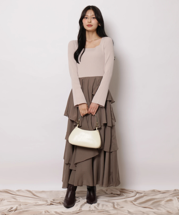 店舗限定》ティアードドッキングワンピース | ワンピース | Apuweiser