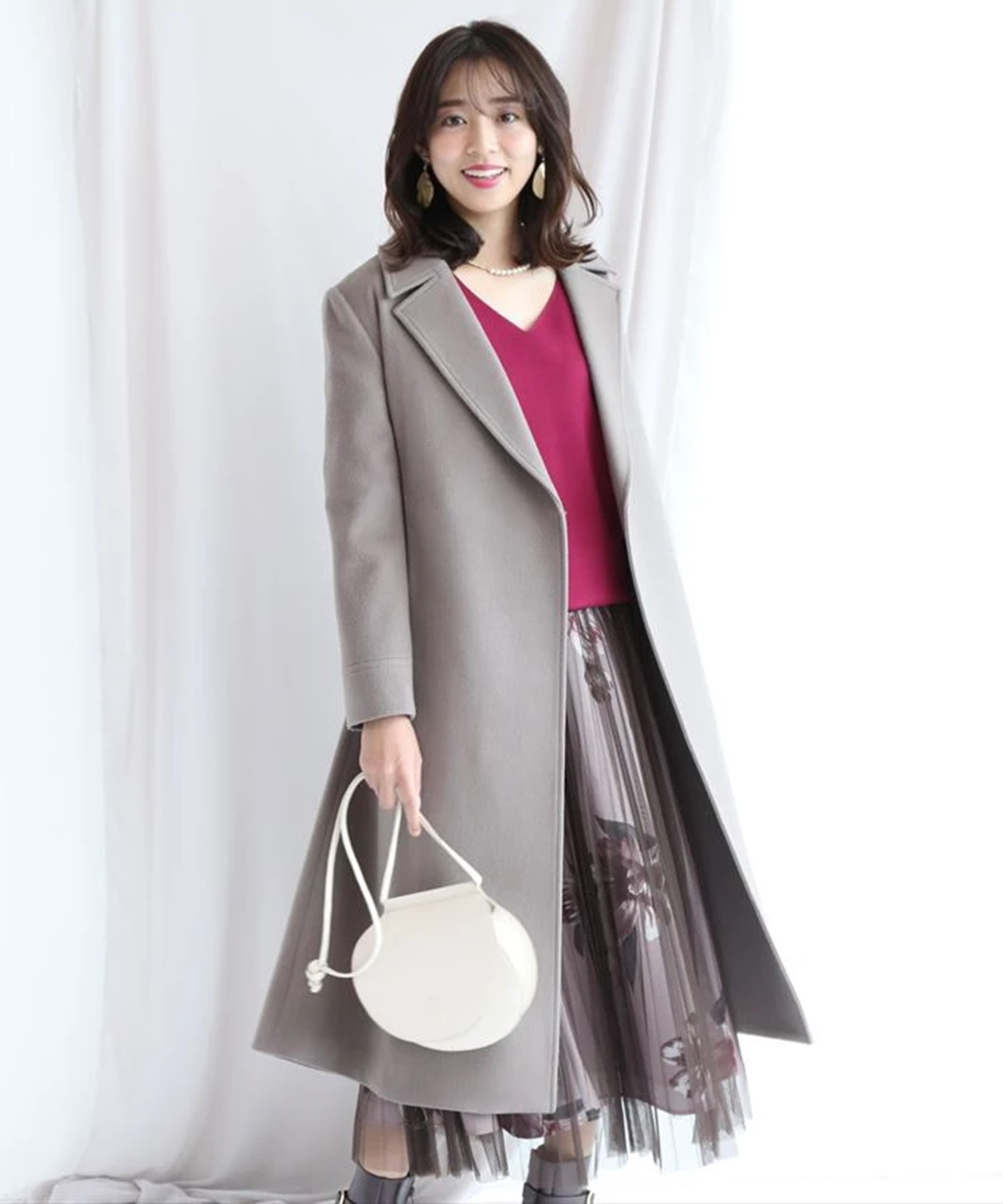 綺麗なアルページュ ストーリー コート 人気のファッショントレンド