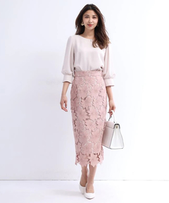 配色レースタイトスカート スカート Jusglitty ジャスグリッティー 公式通販 Arpege Story アルページュストーリー