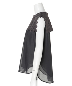 レース衿シアーブラウス シャツ ブラウス Jusglitty ジャスグリッティー 公式通販 Arpege Story アルページュストーリー