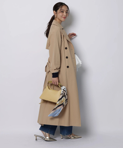 JUSGLITTY(ジャスグリッティー) |撥水フード付きトレンチコート