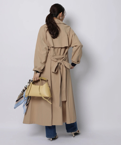 JUSGLITTY(ジャスグリッティー) |撥水フード付きトレンチコート