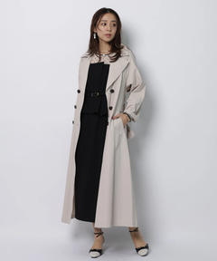 JUSGLITTY(ジャスグリッティー) |撥水フード付きトレンチコート