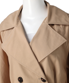 JUSGLITTY(ジャスグリッティー) |撥水フード付きトレンチコート