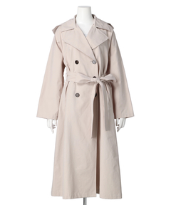 JUSGLITTY(ジャスグリッティー) |撥水フード付きトレンチコート