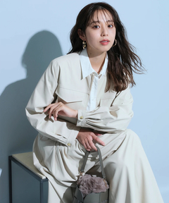 JUSGLITTY(ジャスグリッティー) |刺繍入りシャツ