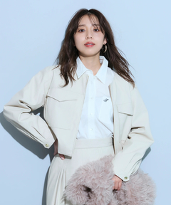 JUSGLITTY(ジャスグリッティー) |刺繍入りシャツ