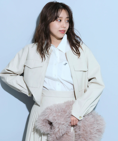 JUSGLITTY(ジャスグリッティー) |刺繍入りシャツ