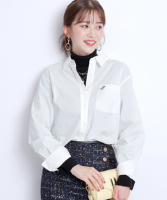 JUSGLITTY(ジャスグリッティー) |刺繍入りシャツ