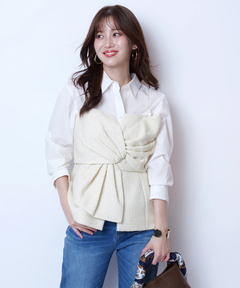 JUSGLITTY(ジャスグリッティー) |刺繍入りシャツ