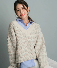 JUSGLITTY(ジャスグリッティー) |刺繍入りシャツ