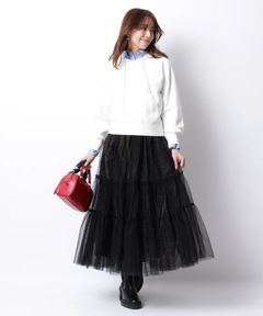 JUSGLITTY(ジャスグリッティー) |刺繍入りシャツ