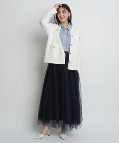 JUSGLITTY(ジャスグリッティー) |刺繍入りシャツ