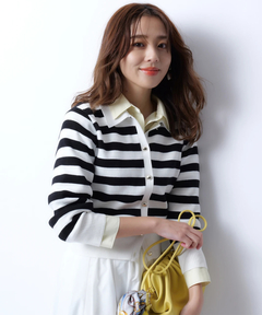 JUSGLITTY(ジャスグリッティー) |刺繍入りシャツ