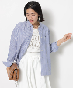 JUSGLITTY(ジャスグリッティー) |刺繍入りシャツ