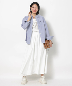 JUSGLITTY(ジャスグリッティー) |刺繍入りシャツ