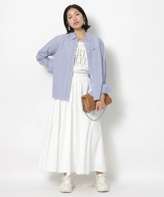 JUSGLITTY(ジャスグリッティー) |刺繍入りシャツ