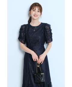 JUSGLITTY(ジャスグリッティー) |パイピングレースドレス