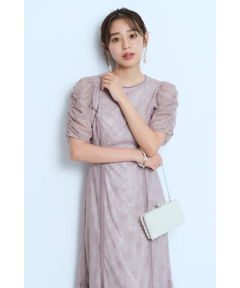 JUSGLITTY(ジャスグリッティー) |パイピングレースドレス