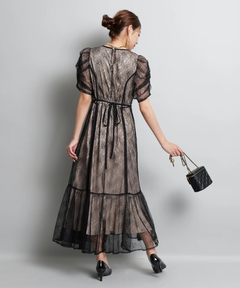 JUSGLITTY(ジャスグリッティー) |パイピングレースドレス