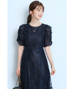 JUSGLITTY(ジャスグリッティー) |パイピングレースドレス