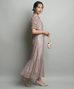 JUSGLITTY(ジャスグリッティー) |パイピングレースドレス