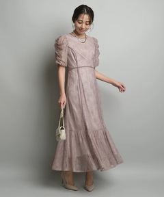 JUSGLITTY(ジャスグリッティー) |パイピングレースドレス