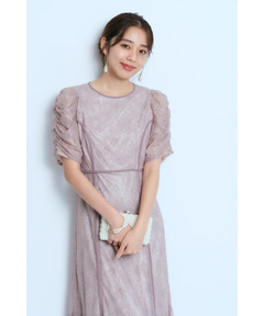 JUSGLITTY(ジャスグリッティー) |パイピングレースドレス