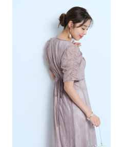 JUSGLITTY(ジャスグリッティー) |パイピングレースドレス