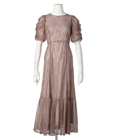 JUSGLITTY(ジャスグリッティー) |パイピングレースドレス