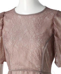 JUSGLITTY(ジャスグリッティー) |パイピングレースドレス