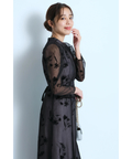 ジャスグリッティー♡フロッキープリントワンピース フロッキープリントワンピース | ドレス | JUSGLITTY（ジャス
