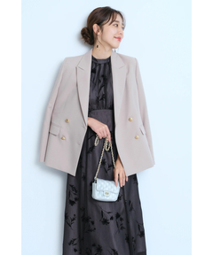 JUSGLITTY(ジャスグリッティー) |フロッキープリントワンピース