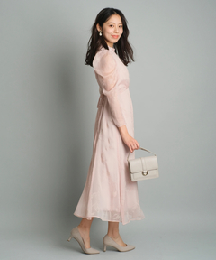 JUSGLITTY(ジャスグリッティー) |フロッキープリントワンピース