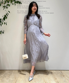 JUSGLITTY(ジャスグリッティー) |フロッキープリントワンピース