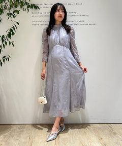 JUSGLITTY(ジャスグリッティー) |フロッキープリントワンピース