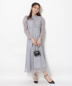 JUSGLITTY(ジャスグリッティー) |フロッキープリントワンピース