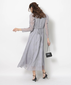 JUSGLITTY(ジャスグリッティー) |フロッキープリントワンピース