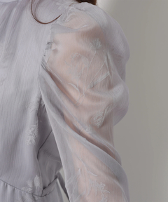 JUSGLITTY(ジャスグリッティー) |フロッキープリントワンピース