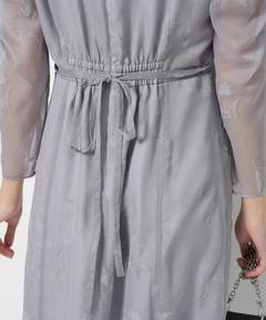 JUSGLITTY(ジャスグリッティー) |フロッキープリントワンピース