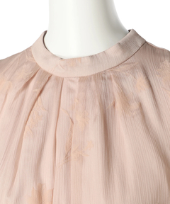 JUSGLITTY(ジャスグリッティー) |フロッキープリントワンピース