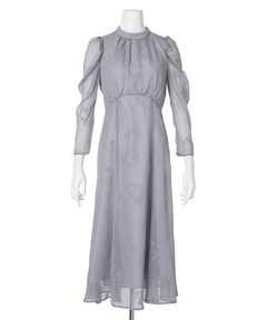 JUSGLITTY(ジャスグリッティー) |フロッキープリントワンピース