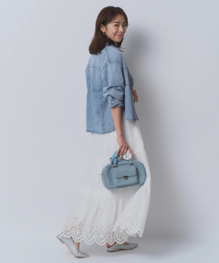 JUSGLITTY(ジャスグリッティー) |クロップドデニムシャツ