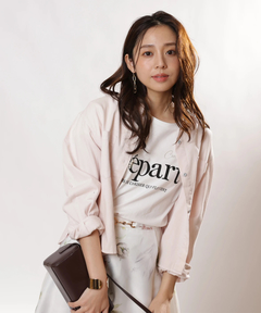 JUSGLITTY(ジャスグリッティー) |クロップドデニムシャツ