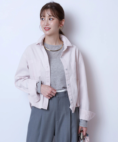 JUSGLITTY(ジャスグリッティー) |クロップドデニムシャツ