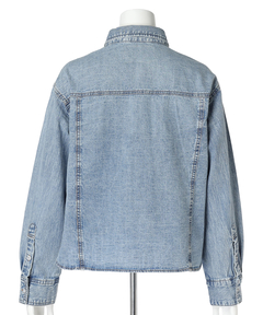 JUSGLITTY(ジャスグリッティー) |クロップドデニムシャツ